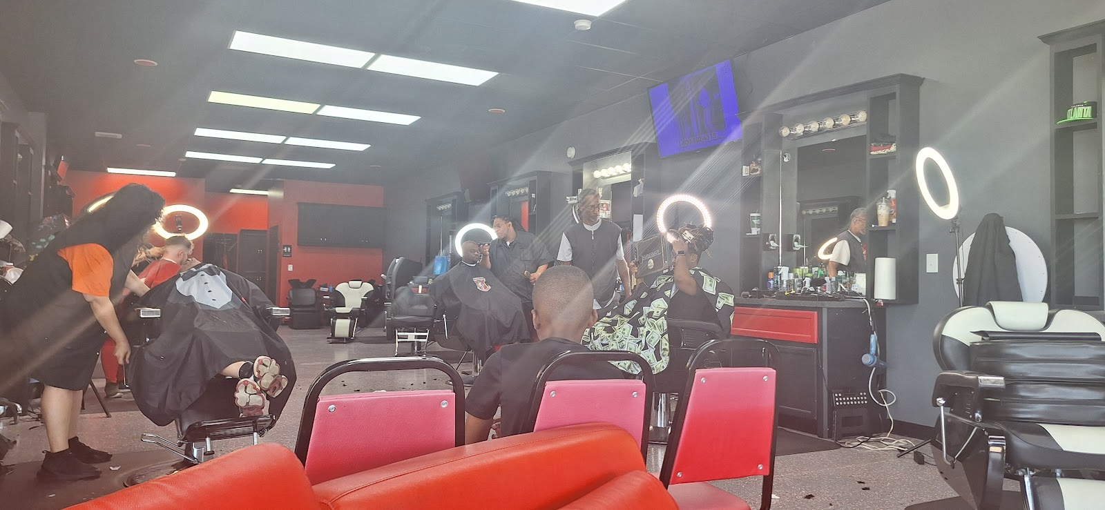 Inside Scissorhands Barbershop